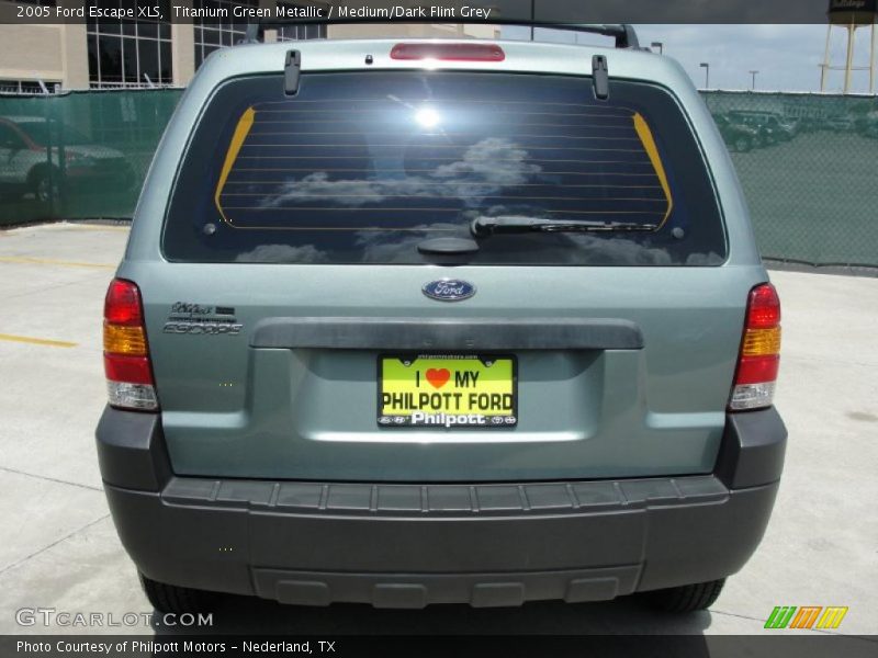 Titanium Green Metallic / Medium/Dark Flint Grey 2005 Ford Escape XLS