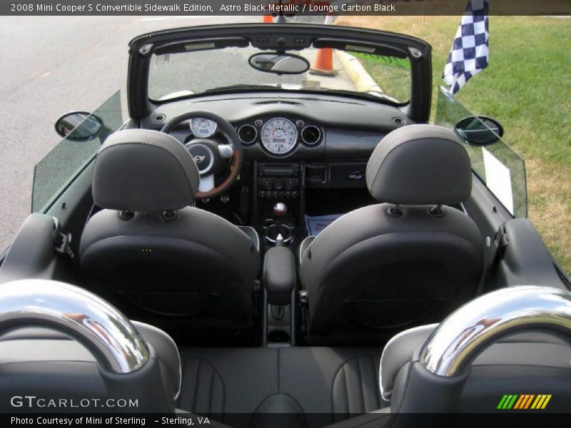 Astro Black Metallic / Lounge Carbon Black 2008 Mini Cooper S Convertible Sidewalk Edition