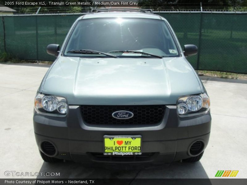 Titanium Green Metallic / Medium/Dark Flint Grey 2005 Ford Escape XLS