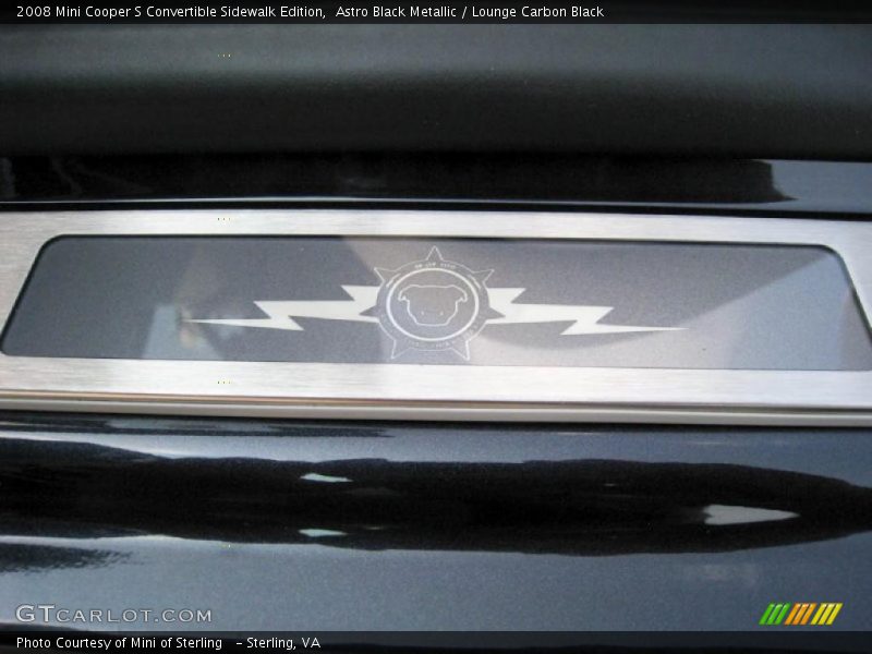 Astro Black Metallic / Lounge Carbon Black 2008 Mini Cooper S Convertible Sidewalk Edition