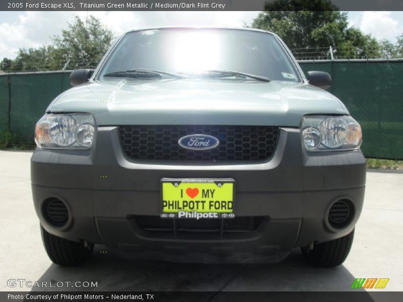 Titanium Green Metallic / Medium/Dark Flint Grey 2005 Ford Escape XLS