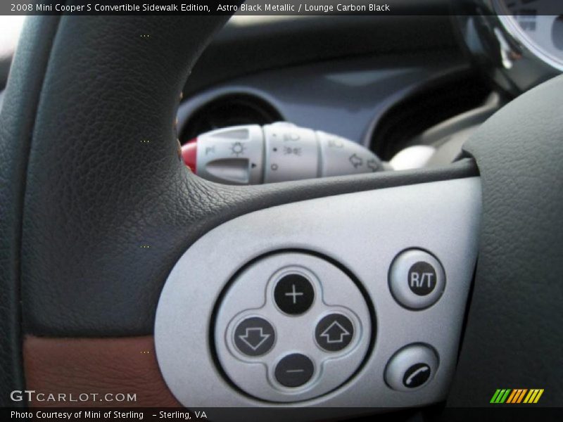 Astro Black Metallic / Lounge Carbon Black 2008 Mini Cooper S Convertible Sidewalk Edition