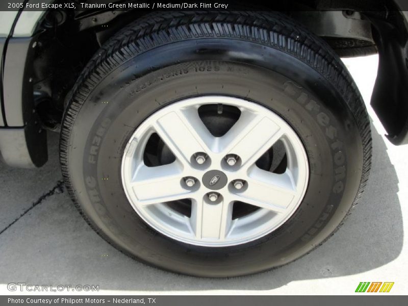 Titanium Green Metallic / Medium/Dark Flint Grey 2005 Ford Escape XLS