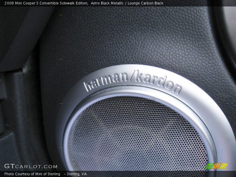 Astro Black Metallic / Lounge Carbon Black 2008 Mini Cooper S Convertible Sidewalk Edition