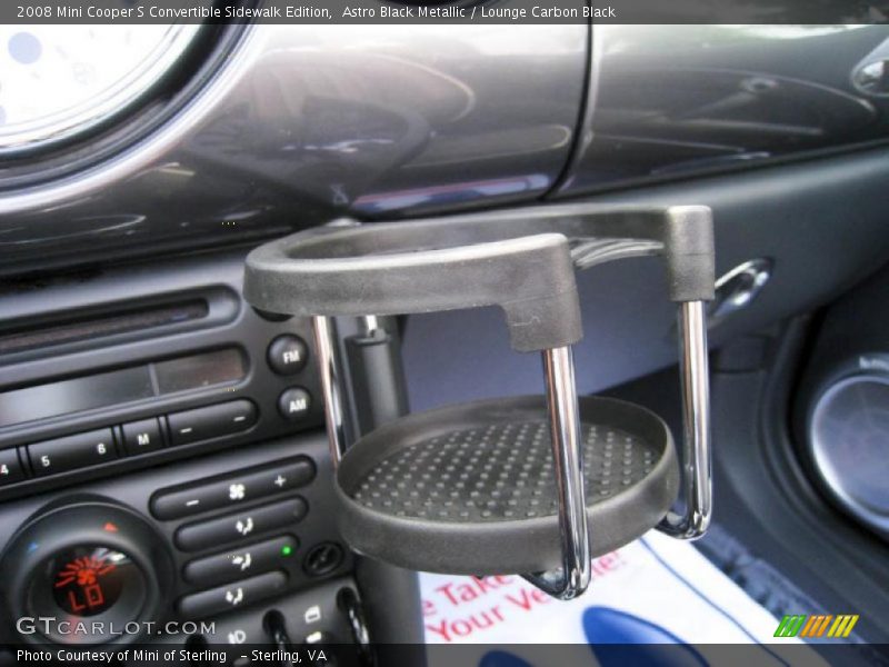 Astro Black Metallic / Lounge Carbon Black 2008 Mini Cooper S Convertible Sidewalk Edition