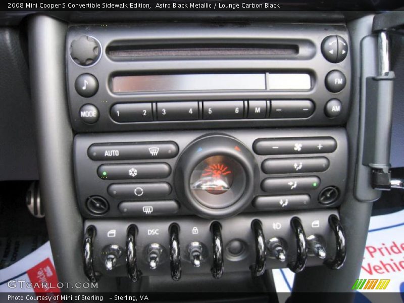 Astro Black Metallic / Lounge Carbon Black 2008 Mini Cooper S Convertible Sidewalk Edition