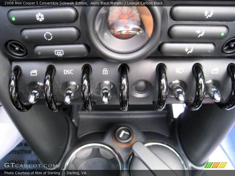 Astro Black Metallic / Lounge Carbon Black 2008 Mini Cooper S Convertible Sidewalk Edition