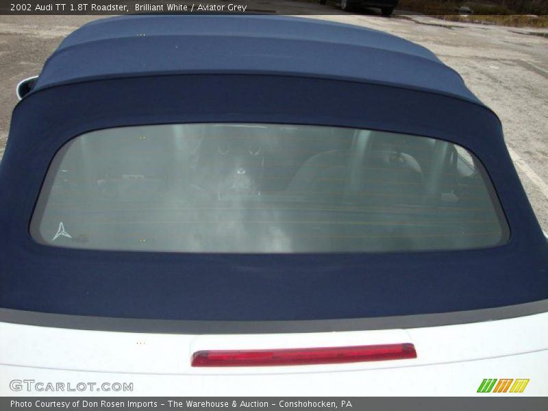Brilliant White / Aviator Grey 2002 Audi TT 1.8T Roadster