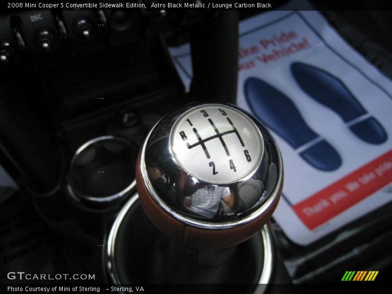 Astro Black Metallic / Lounge Carbon Black 2008 Mini Cooper S Convertible Sidewalk Edition