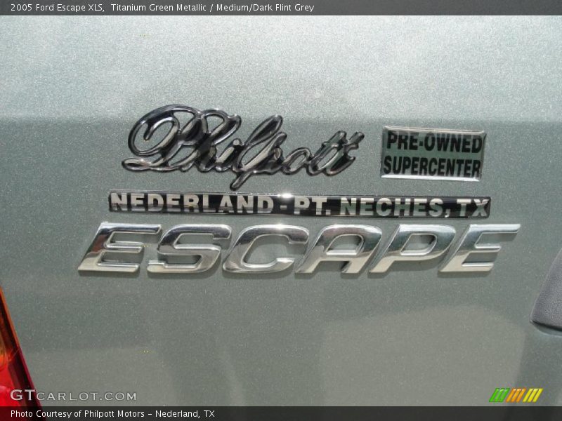 Titanium Green Metallic / Medium/Dark Flint Grey 2005 Ford Escape XLS