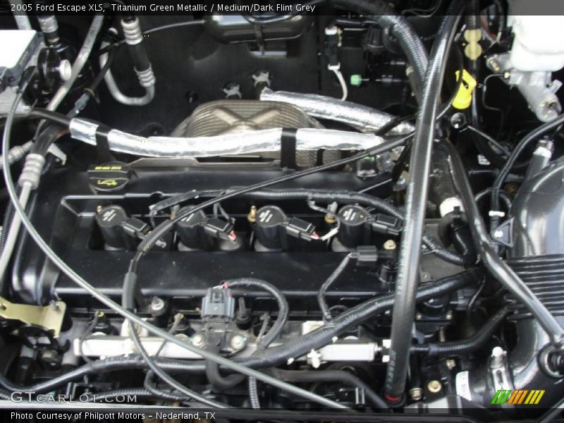 Titanium Green Metallic / Medium/Dark Flint Grey 2005 Ford Escape XLS