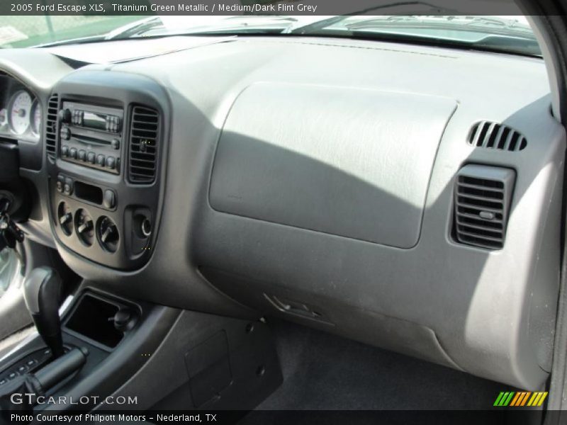 Titanium Green Metallic / Medium/Dark Flint Grey 2005 Ford Escape XLS