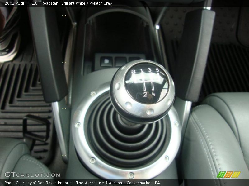 Brilliant White / Aviator Grey 2002 Audi TT 1.8T Roadster
