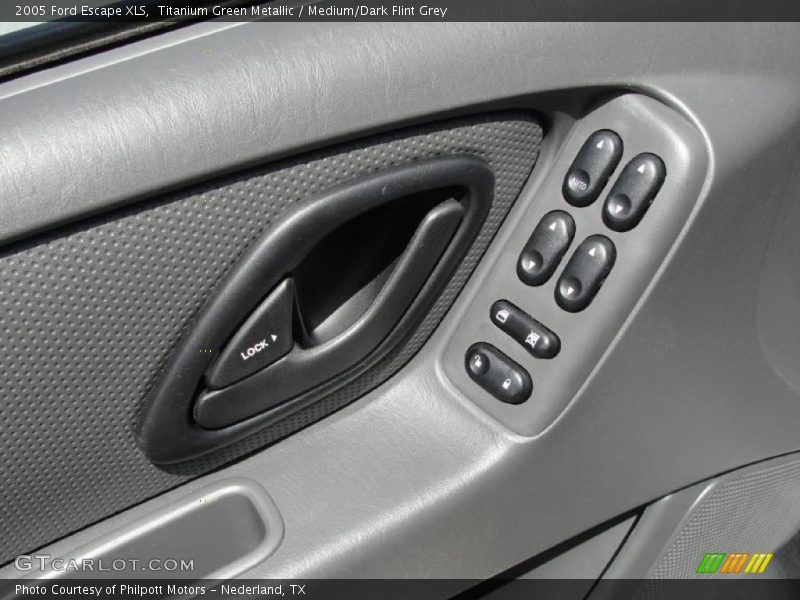 Titanium Green Metallic / Medium/Dark Flint Grey 2005 Ford Escape XLS
