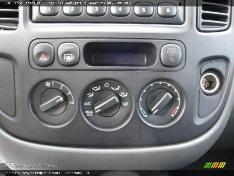 Titanium Green Metallic / Medium/Dark Flint Grey 2005 Ford Escape XLS