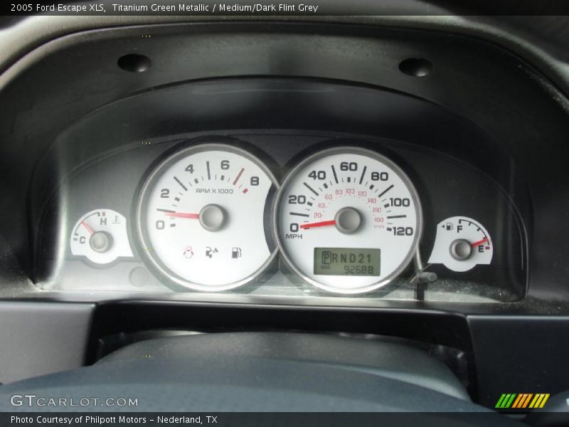 Titanium Green Metallic / Medium/Dark Flint Grey 2005 Ford Escape XLS