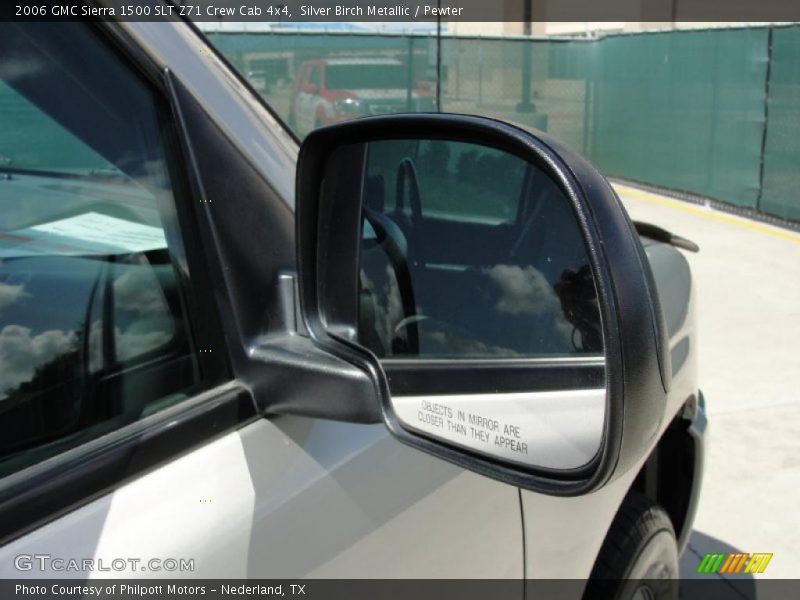 Silver Birch Metallic / Pewter 2006 GMC Sierra 1500 SLT Z71 Crew Cab 4x4