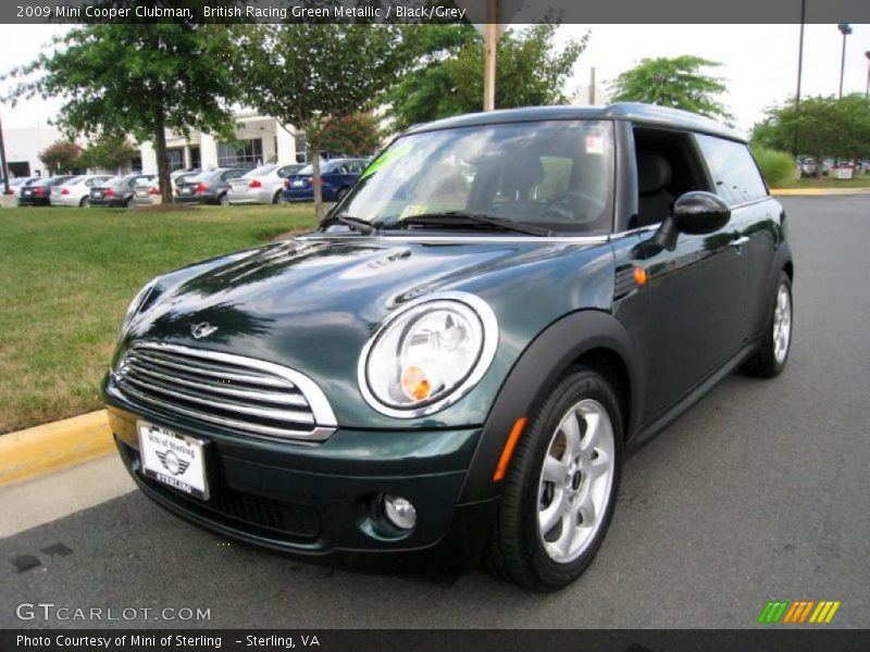 British Racing Green Metallic / Black/Grey 2009 Mini Cooper Clubman