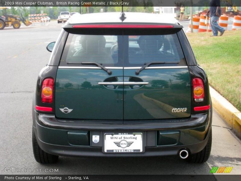 British Racing Green Metallic / Black/Grey 2009 Mini Cooper Clubman