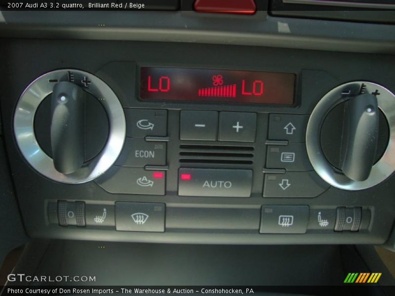 Brilliant Red / Beige 2007 Audi A3 3.2 quattro