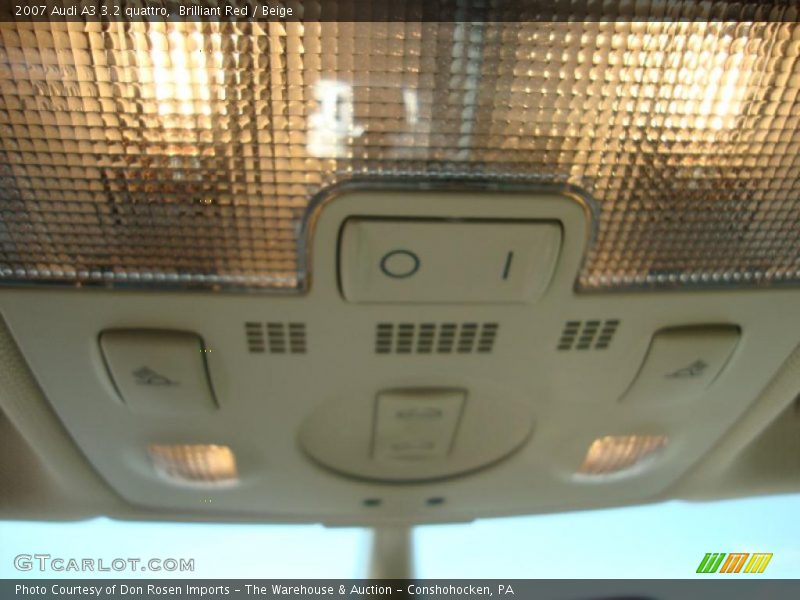 Brilliant Red / Beige 2007 Audi A3 3.2 quattro