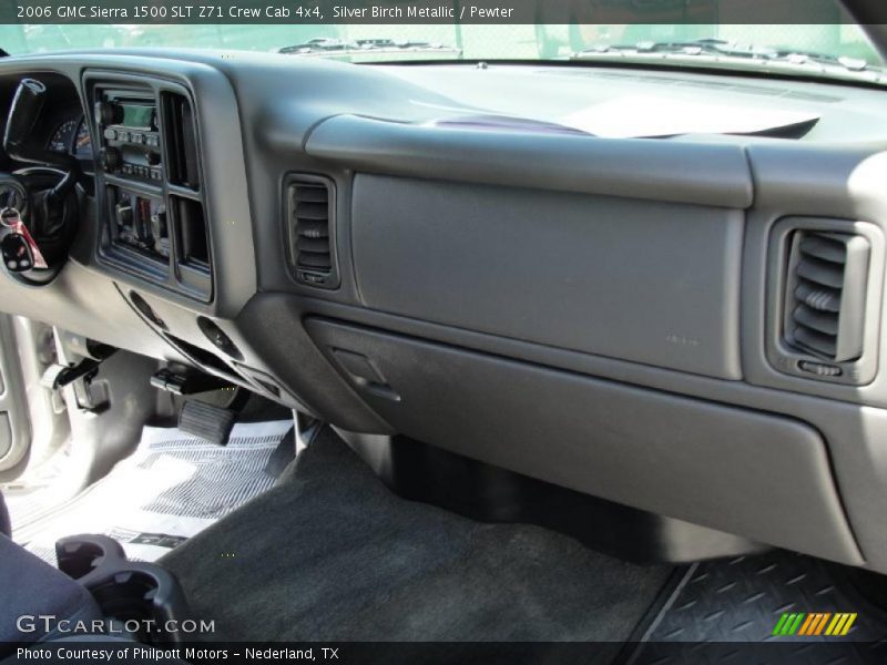 Silver Birch Metallic / Pewter 2006 GMC Sierra 1500 SLT Z71 Crew Cab 4x4