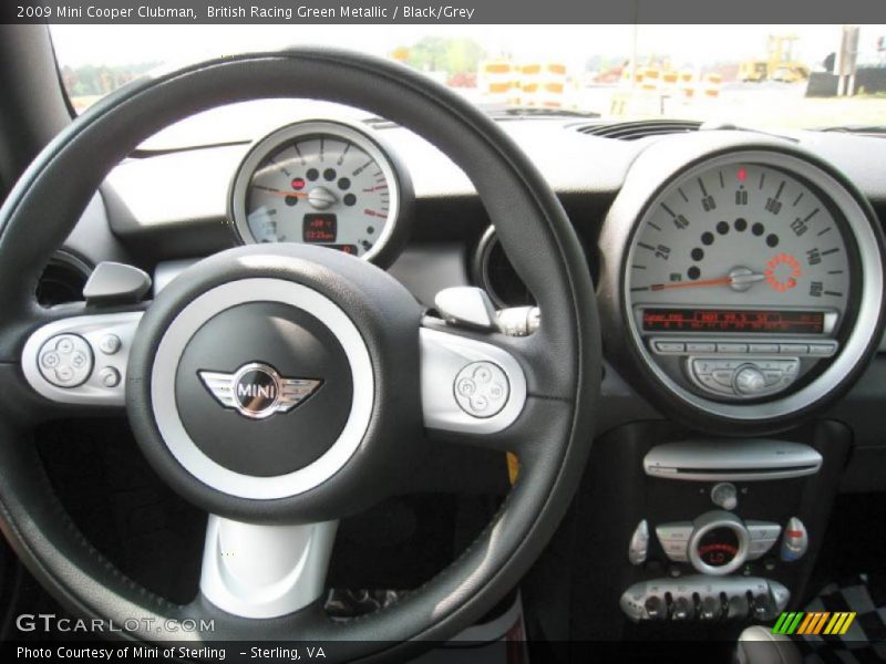 British Racing Green Metallic / Black/Grey 2009 Mini Cooper Clubman