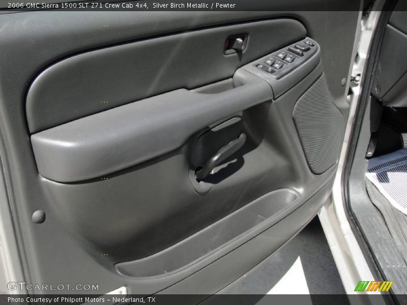 Silver Birch Metallic / Pewter 2006 GMC Sierra 1500 SLT Z71 Crew Cab 4x4