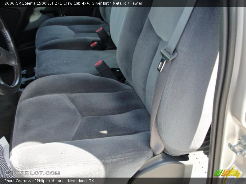 Silver Birch Metallic / Pewter 2006 GMC Sierra 1500 SLT Z71 Crew Cab 4x4