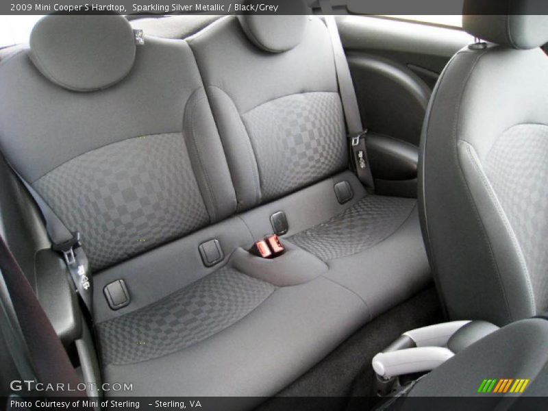Sparkling Silver Metallic / Black/Grey 2009 Mini Cooper S Hardtop