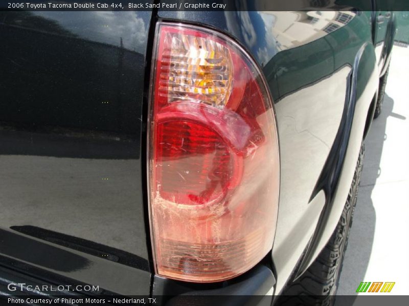 Black Sand Pearl / Graphite Gray 2006 Toyota Tacoma Double Cab 4x4