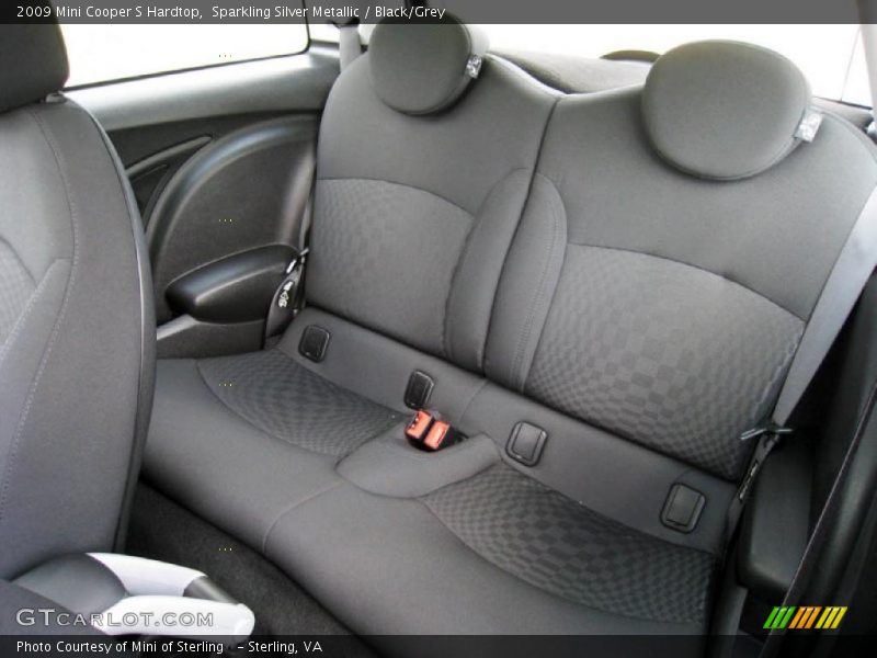 Sparkling Silver Metallic / Black/Grey 2009 Mini Cooper S Hardtop