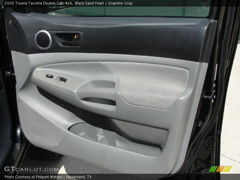 Black Sand Pearl / Graphite Gray 2006 Toyota Tacoma Double Cab 4x4