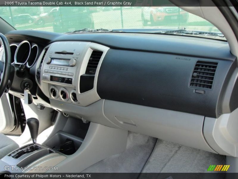 Black Sand Pearl / Graphite Gray 2006 Toyota Tacoma Double Cab 4x4