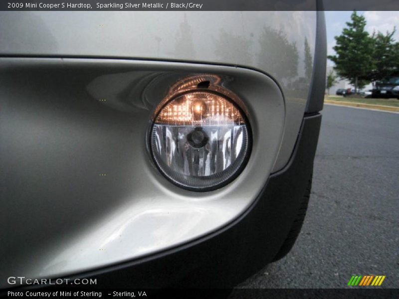 Sparkling Silver Metallic / Black/Grey 2009 Mini Cooper S Hardtop