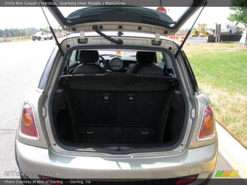 Sparkling Silver Metallic / Black/Grey 2009 Mini Cooper S Hardtop