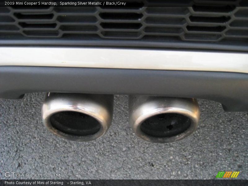 Sparkling Silver Metallic / Black/Grey 2009 Mini Cooper S Hardtop