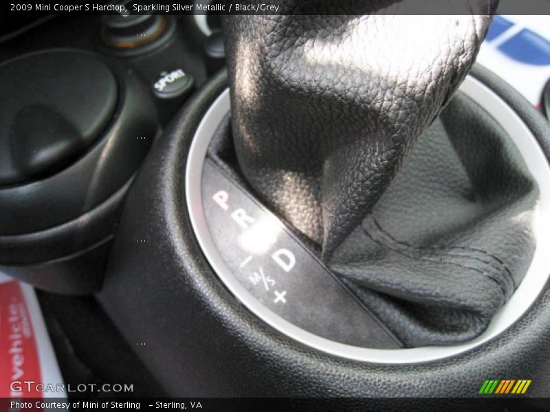 Sparkling Silver Metallic / Black/Grey 2009 Mini Cooper S Hardtop