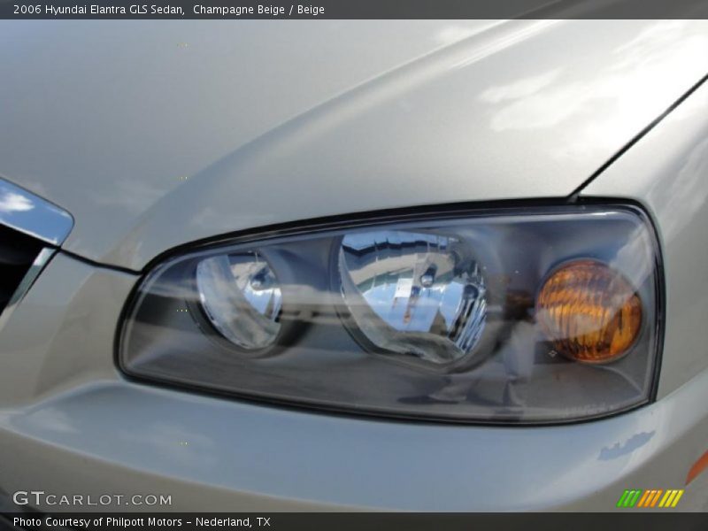 Champagne Beige / Beige 2006 Hyundai Elantra GLS Sedan