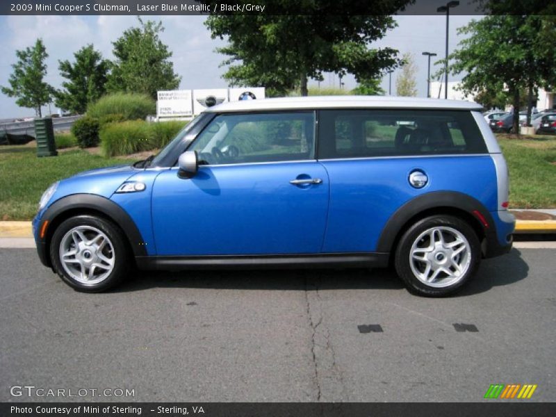 Laser Blue Metallic / Black/Grey 2009 Mini Cooper S Clubman