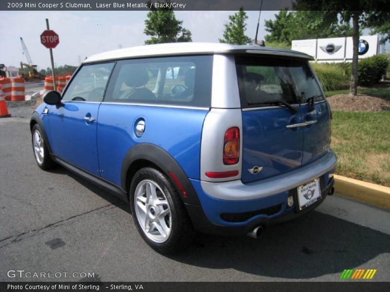 Laser Blue Metallic / Black/Grey 2009 Mini Cooper S Clubman