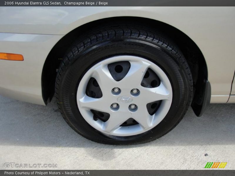 Champagne Beige / Beige 2006 Hyundai Elantra GLS Sedan