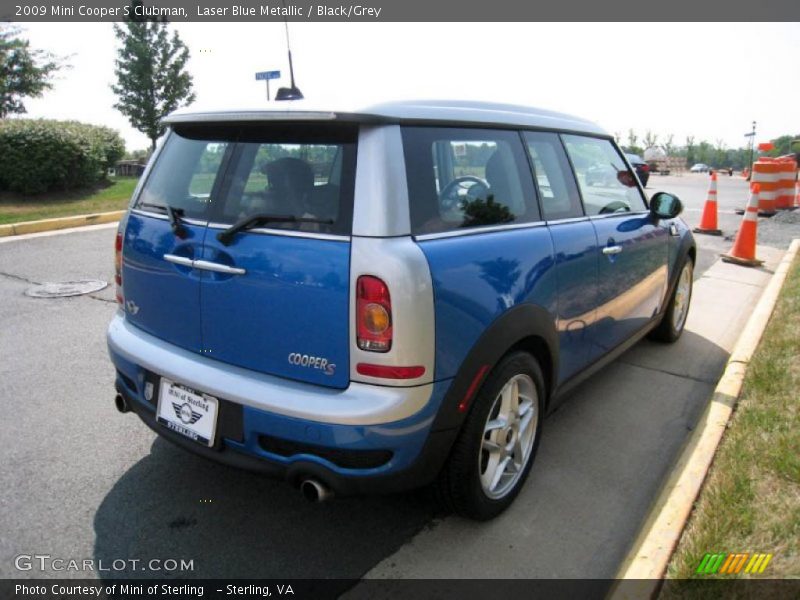 Laser Blue Metallic / Black/Grey 2009 Mini Cooper S Clubman