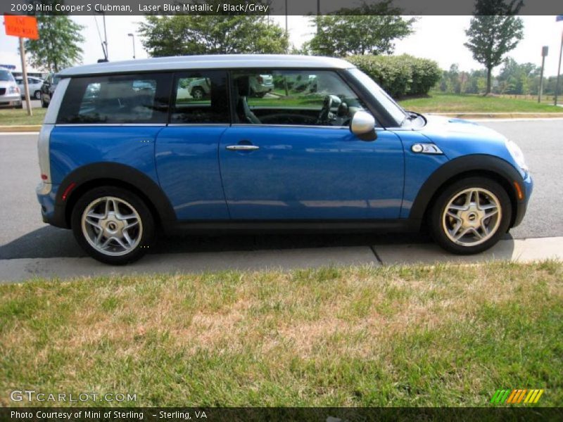 Laser Blue Metallic / Black/Grey 2009 Mini Cooper S Clubman