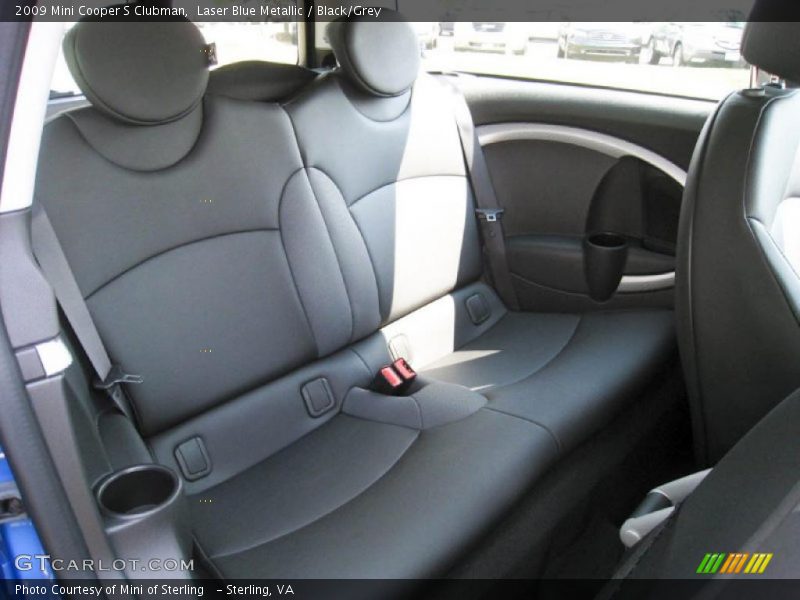 Laser Blue Metallic / Black/Grey 2009 Mini Cooper S Clubman