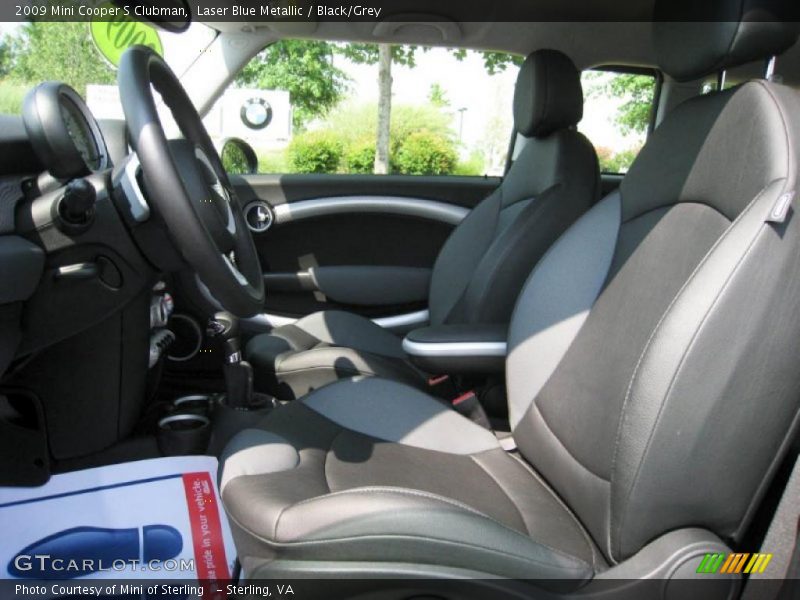 Laser Blue Metallic / Black/Grey 2009 Mini Cooper S Clubman