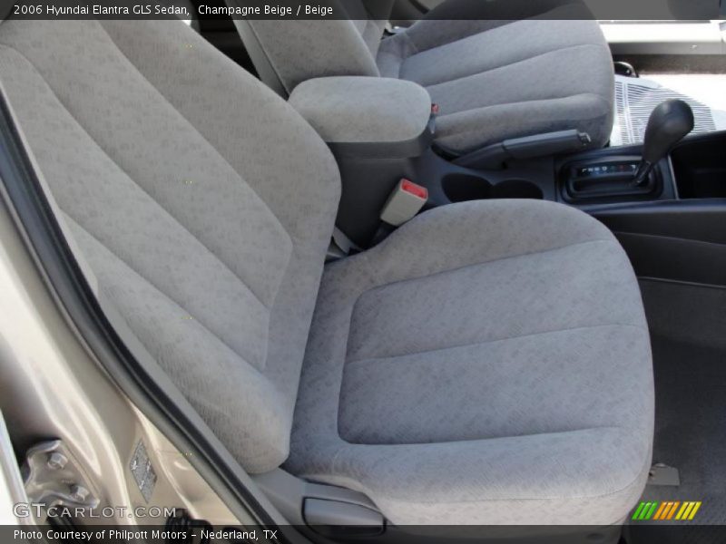 Champagne Beige / Beige 2006 Hyundai Elantra GLS Sedan