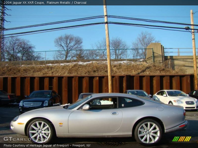 Platinum Metallic / Charcoal 2004 Jaguar XK XKR Coupe