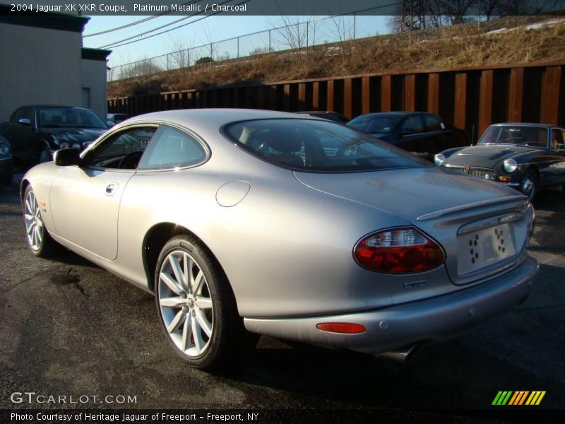 Platinum Metallic / Charcoal 2004 Jaguar XK XKR Coupe