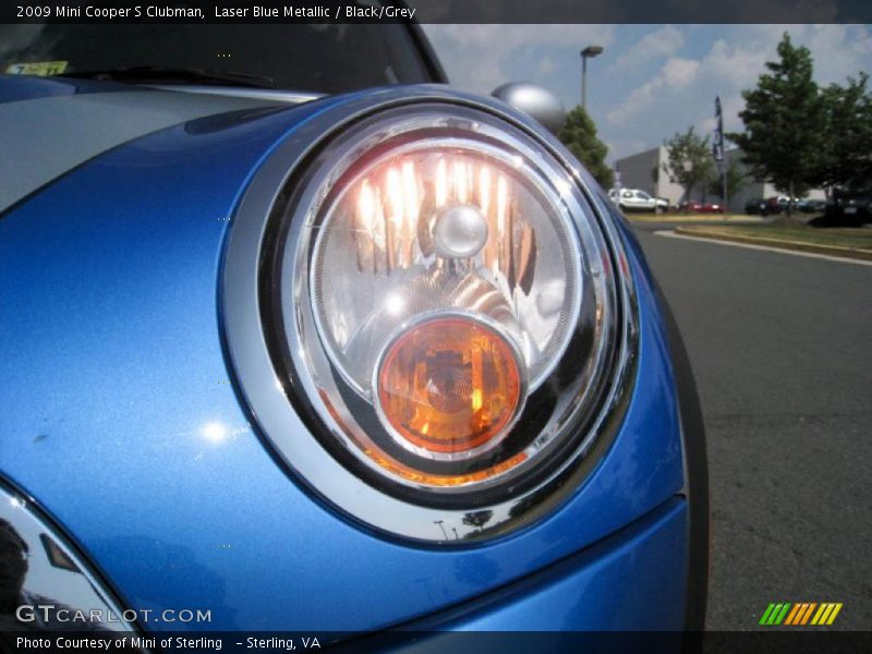 Laser Blue Metallic / Black/Grey 2009 Mini Cooper S Clubman